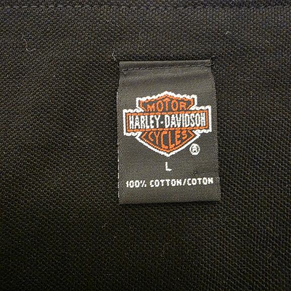 Vintage Harley Davidson Black Purple Y2K 2000s Skater Motorcycle Baby Tee Sz L - Picture 3 of 7